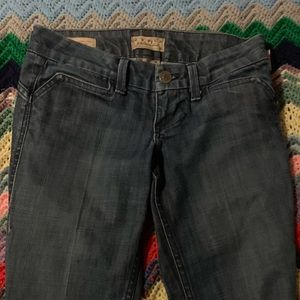 Low rise flare jeans cute pockets